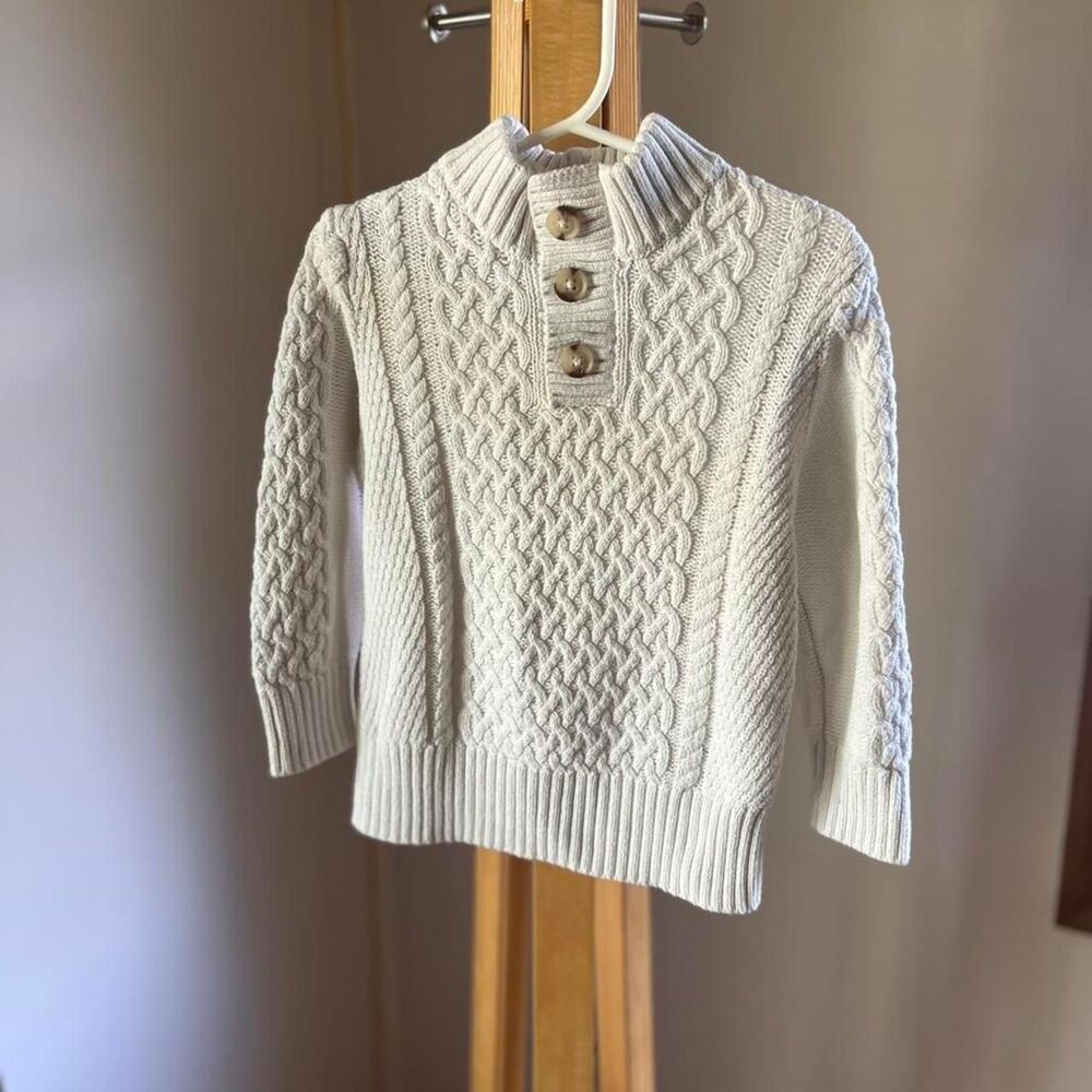 Cat-jack Cream Sweater